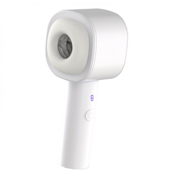 FOX - Phantom M60 Smart Retractable Moaning Masturbator Cup (Chargeable - White)